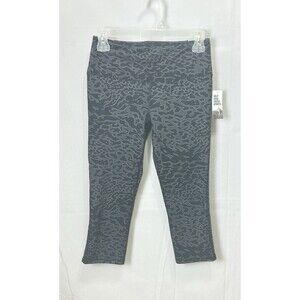 DSG High Rise Capri Womens S Black Animal Print Leggings‎ NWT